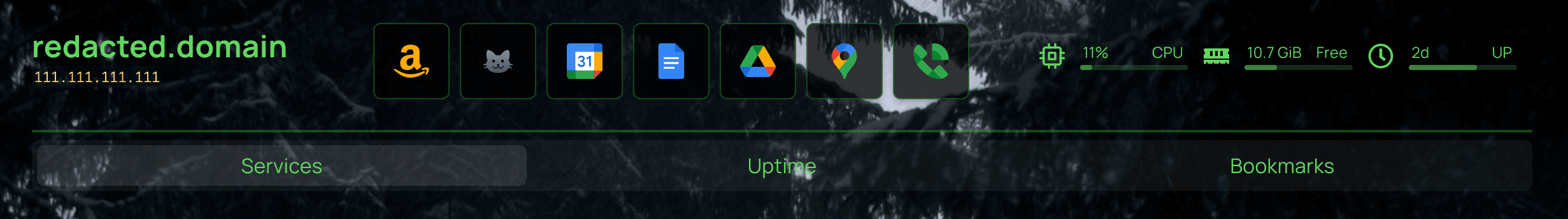homepage header sample